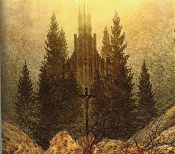 Caspar David Friedrich : The Cross on the Mountain